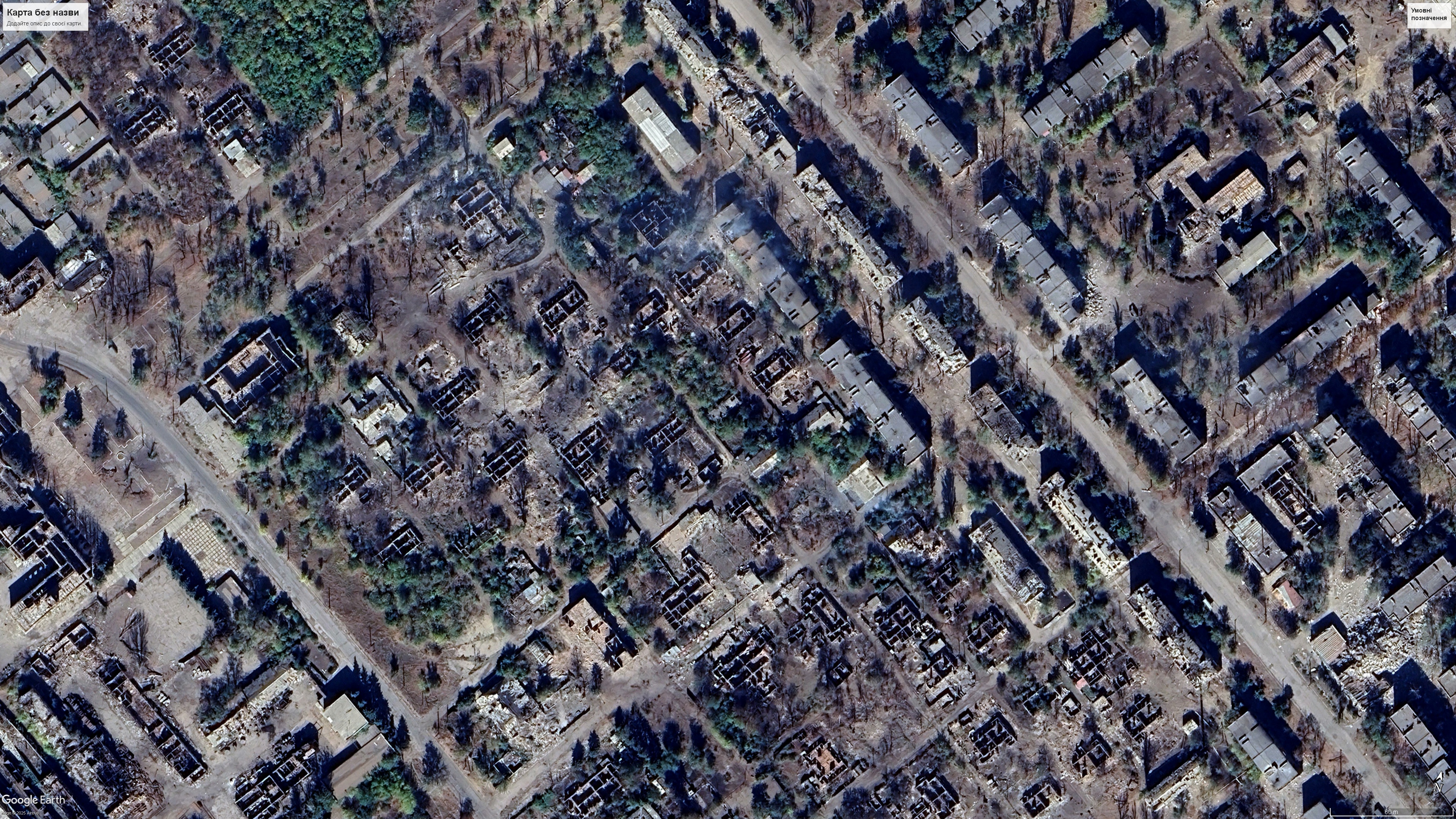 Центр, знімок із супутника