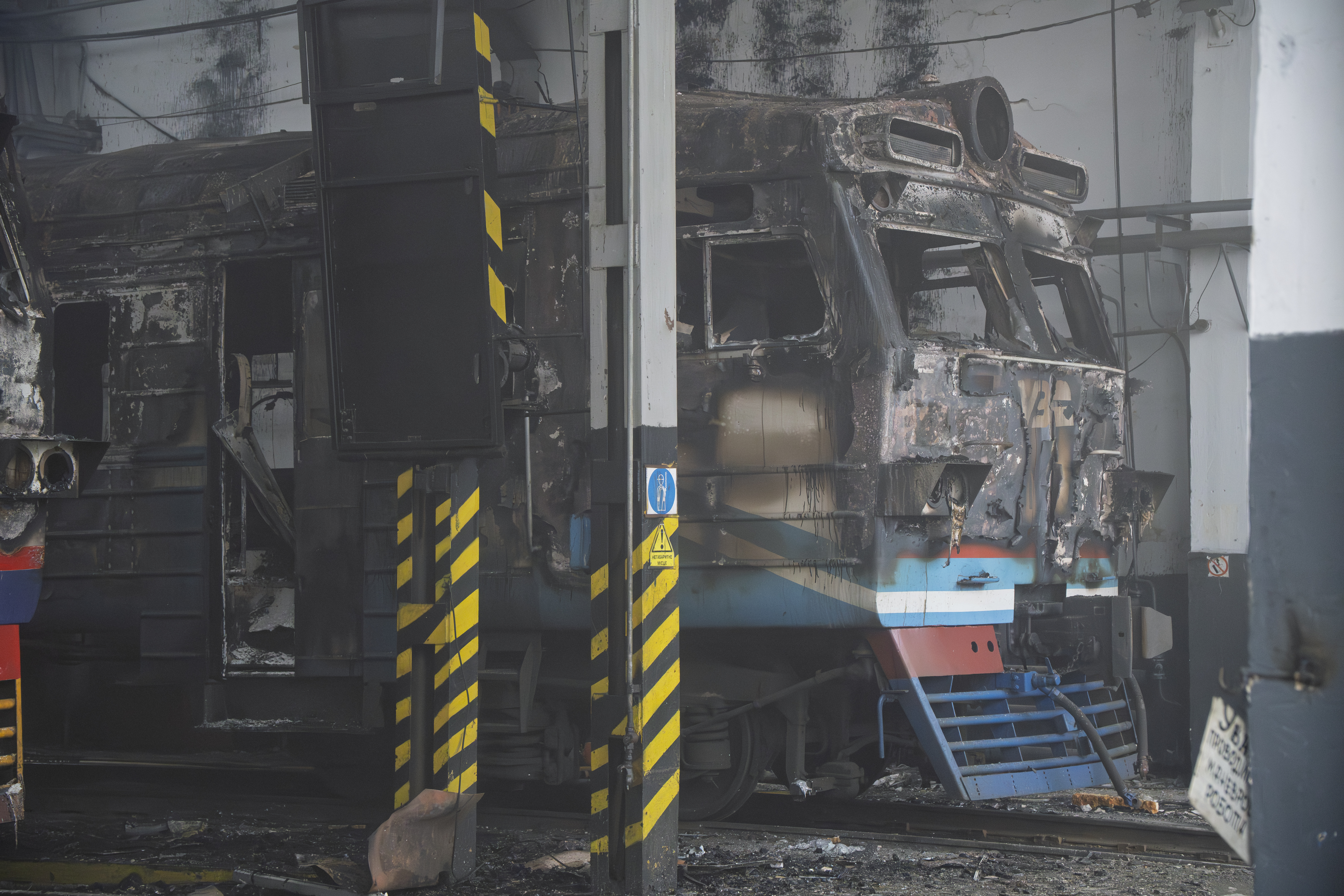 Атака на фастівський вокзал. Грудень 2025 року. Фото: Сергій Окунєв