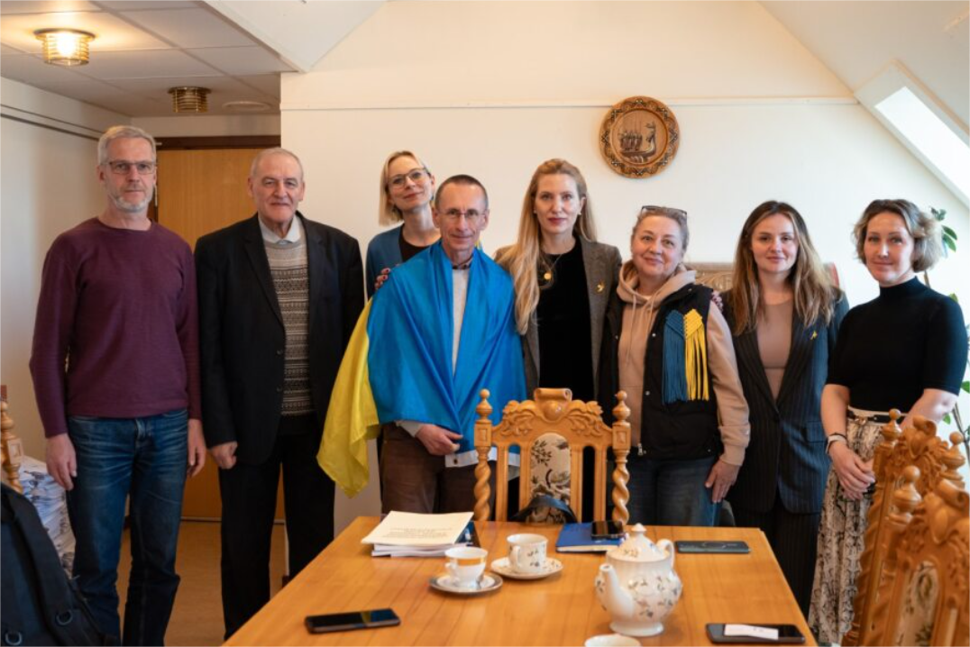 Зустріч в посольстві України у Швеції © Anders Mattsson Встреча в посольстве Украины в Швеции © Anders Mattsson